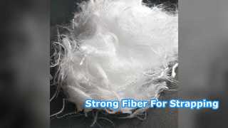 स्ट्रैपिंग के लिए उच्च शक्ति वर्जिन पॉलिएस्टर फाइबर